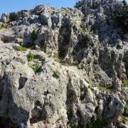 Lapiez (région de Guelma, Algérie) – érosion par ruissellement sur roches calcaires.